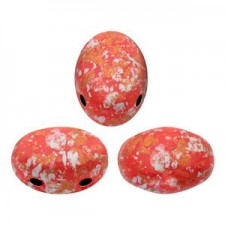 Les perles par Puca® Samos kralen Opaque light coral tweedy 93400/45703